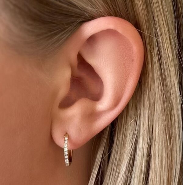 Transition Sleeper Hoop Earrings - Image 3