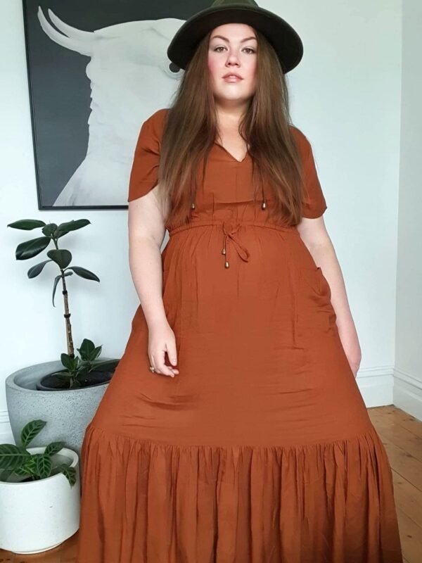 Tropical Maxi Dress // Cinnamon