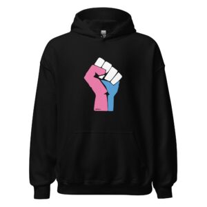 Pink White and Blue Hoodie