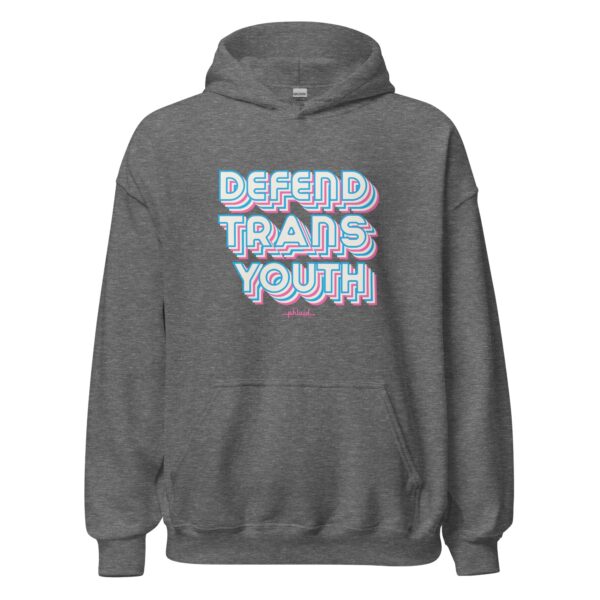 Defend Trans Youth Hoodie - Image 3