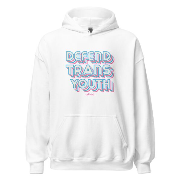 Defend Trans Youth Hoodie - Image 5