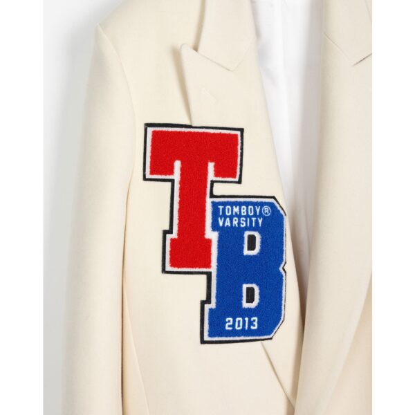 VARSITY IVORY COAT - Image 3