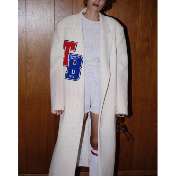 VARSITY IVORY COAT - Image 8