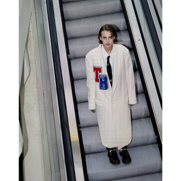 VARSITY IVORY COAT - Image 2
