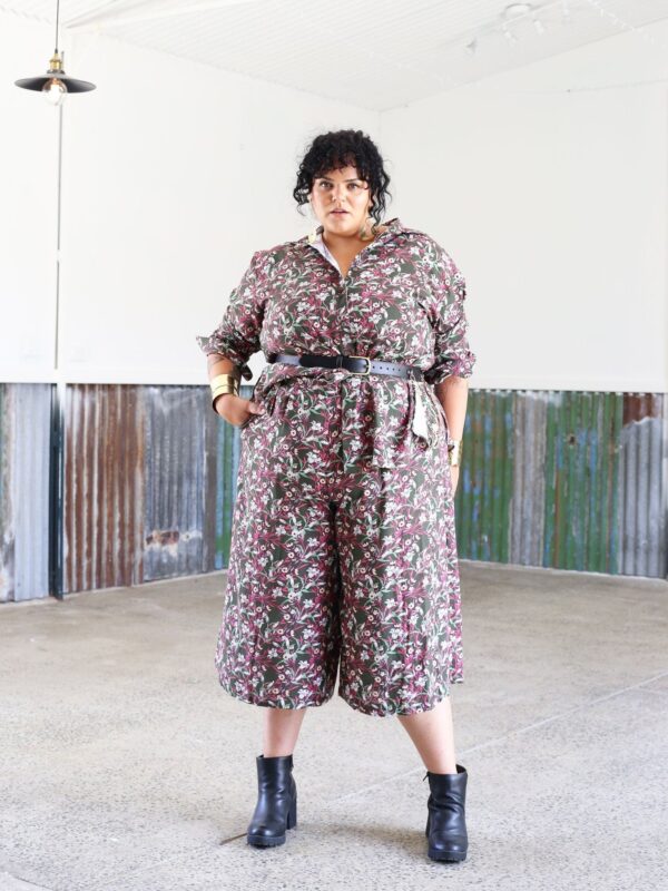 Wide Leg Cropped Chelsea Pant // Rokewood Print - Image 5