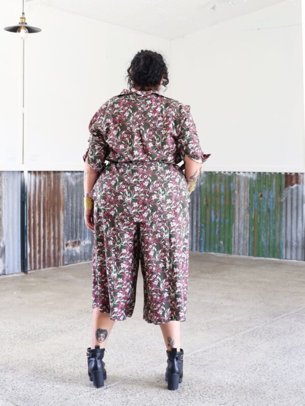 Wide Leg Cropped Chelsea Pant // Rokewood Print - Image 6
