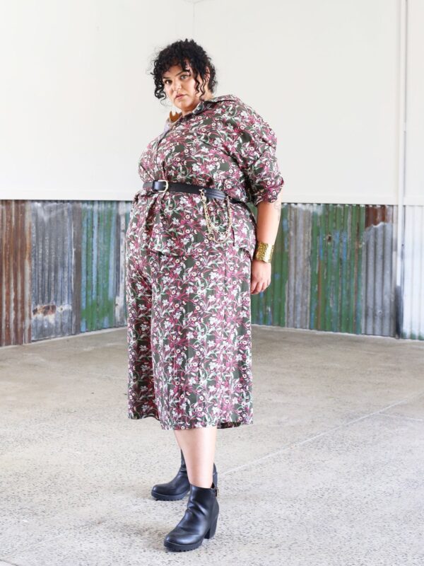 Wide Leg Cropped Chelsea Pant // Rokewood Print - Image 7