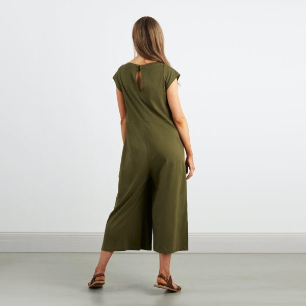 Wide Leg Jumpsuit  | Olive - Image 16