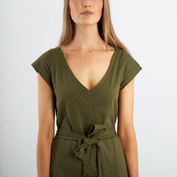 Wide Leg Jumpsuit  | Olive - Image 18