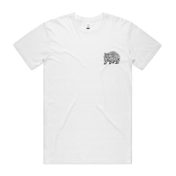 WOMBAT Pocket Unisex Tee - Image 4