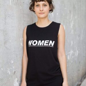 WOMEN Muscle Tank | Black