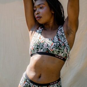 Women's Crop Top Bra - Protea Green