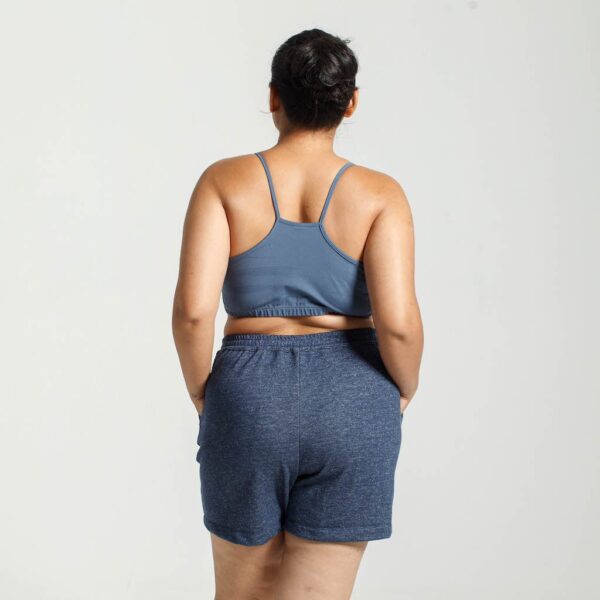 Yoga Crop Top | Dusky Blue - Image 7