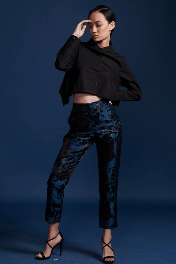 Back Tie Crop Shirt - Image 12