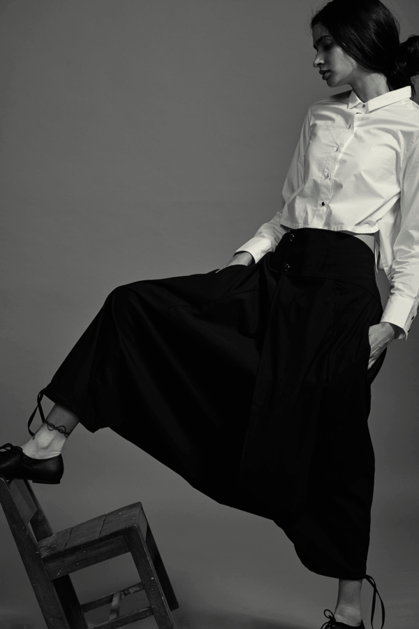 Back Tie Crop Shirt - Image 6