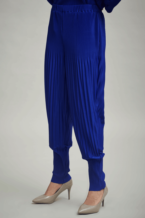 Irregular Pleat Drum Pant - Image 4