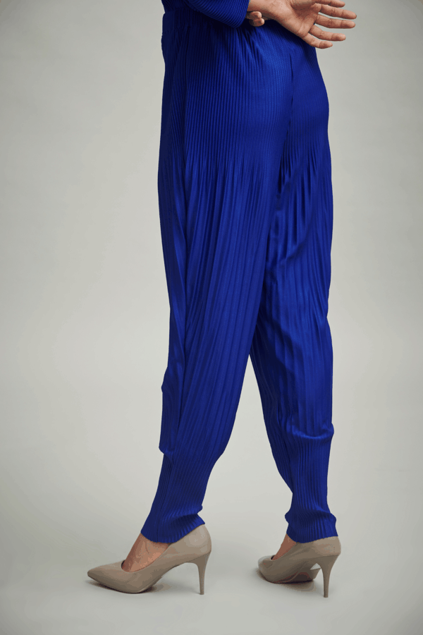 Irregular Pleat Drum Pant - Image 8