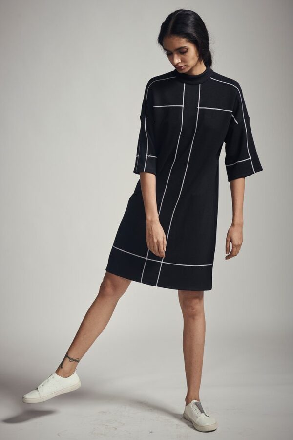 High Neck Dress