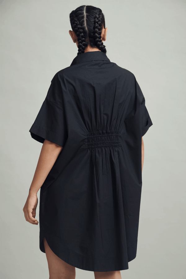 Contrast Pocket Shirt Dress - Image 14