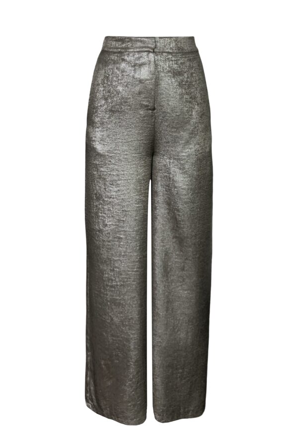 Lamé Straight Pant - Image 2