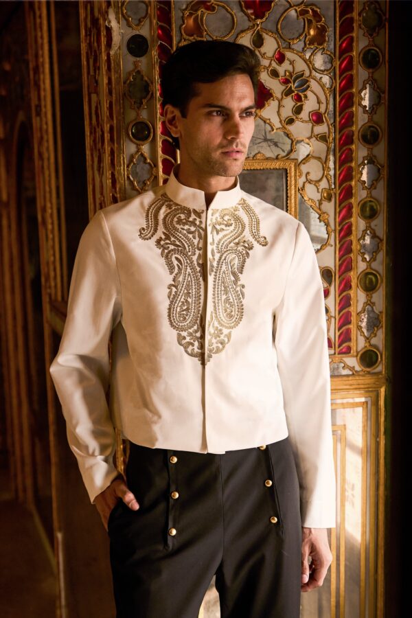 Embroidered Shirt & Sailor Pant Set - Image 11