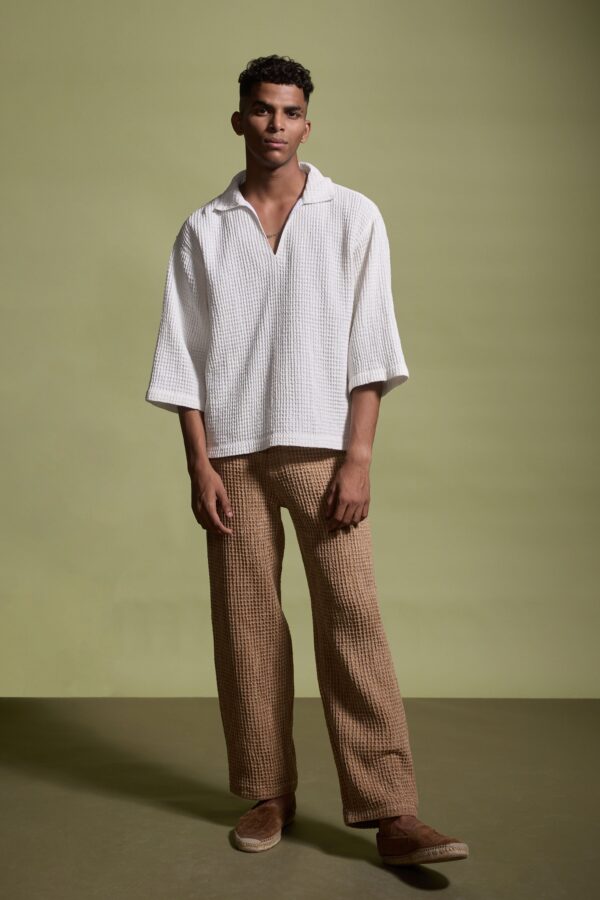 Waffle Popover Shirt - Image 18