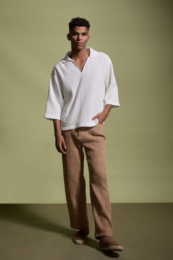 Waffle Popover Shirt - Image 12