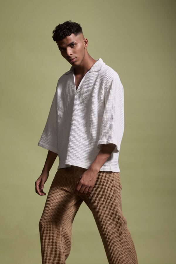Waffle Popover Shirt - Image 16