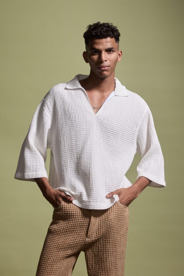Waffle Popover Shirt - Image 8