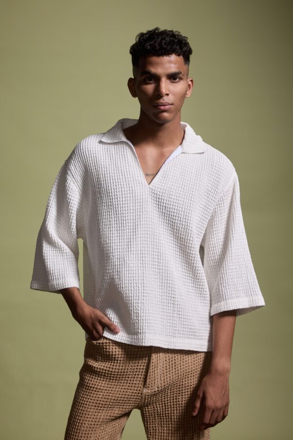 Waffle Popover Shirt - Image 7