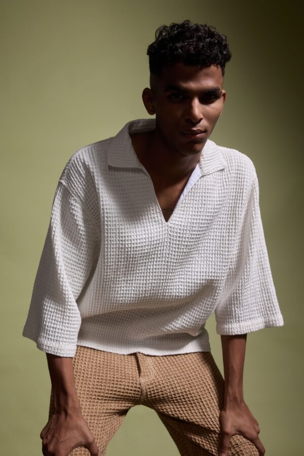 Waffle Popover Shirt - Image 11
