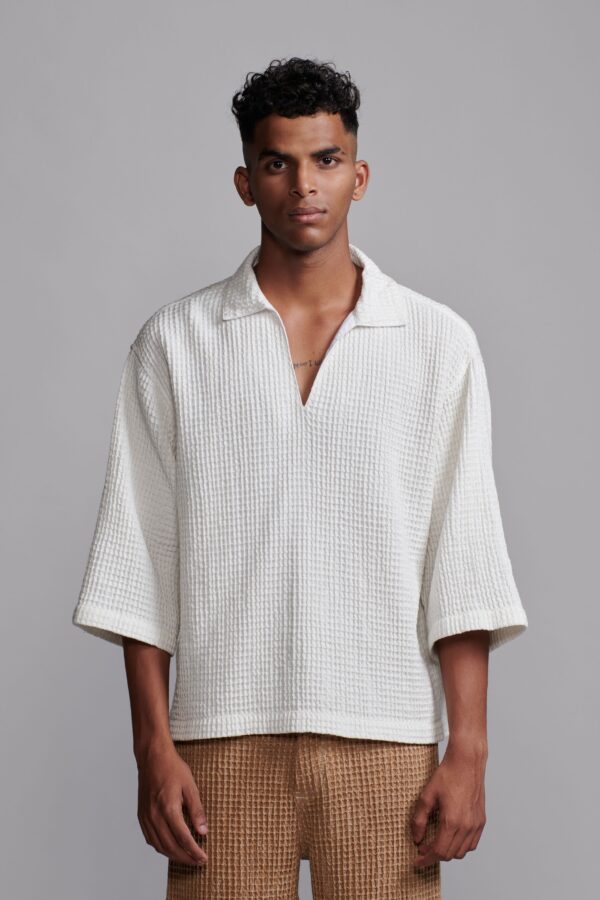 Waffle Popover Shirt - Image 2