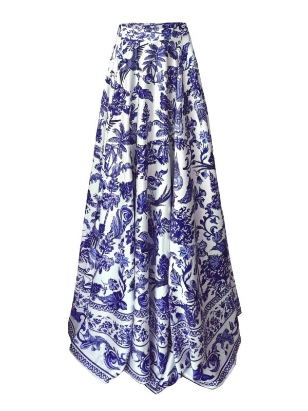 Porcelain Print Tie Top - Image 36