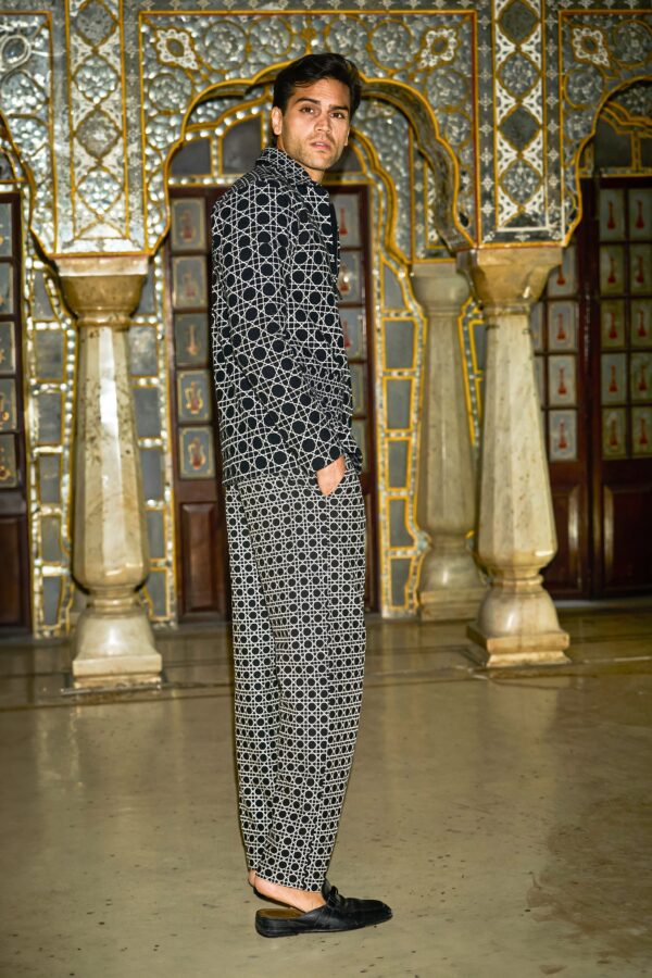 Rattan Embroidered Jacket and Pant - Image 8