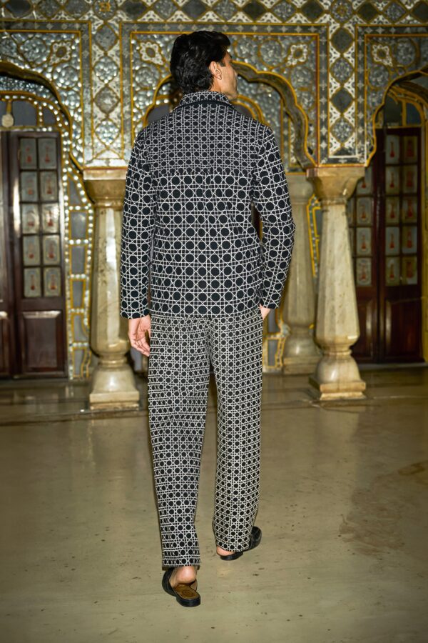 Rattan Embroidered Jacket and Pant - Image 9