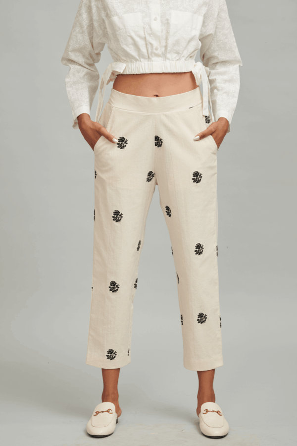 Embroidered Pant