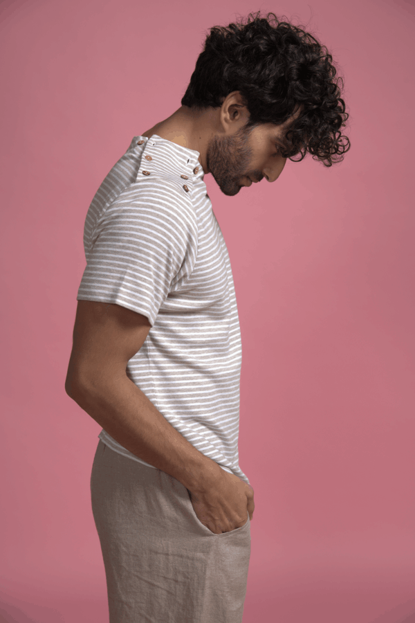Double Shoulder Placket Polo