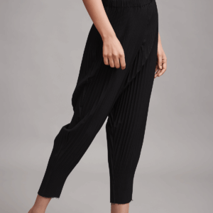 Irregular Pleat Drum Pant