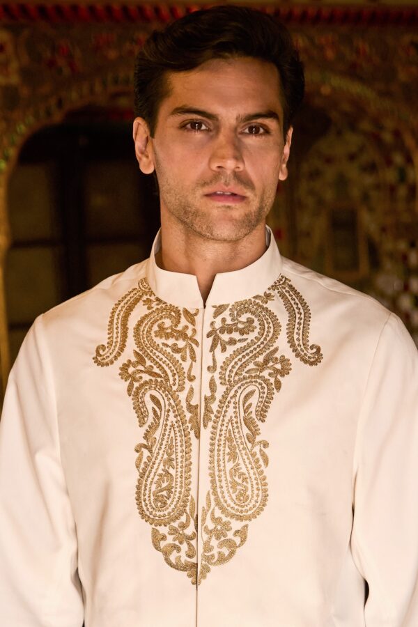 Embroidered Shirt & Sailor Pant Set - Image 13