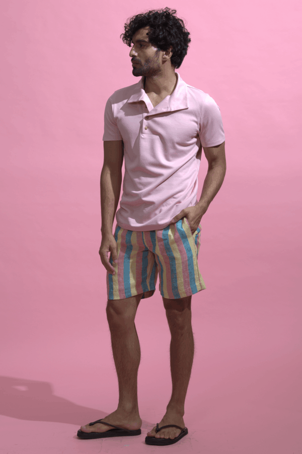 Off Center Placket Polo - Image 9