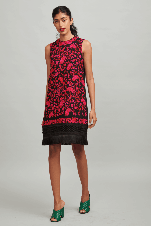 Paisley Fringe Dress - Image 3
