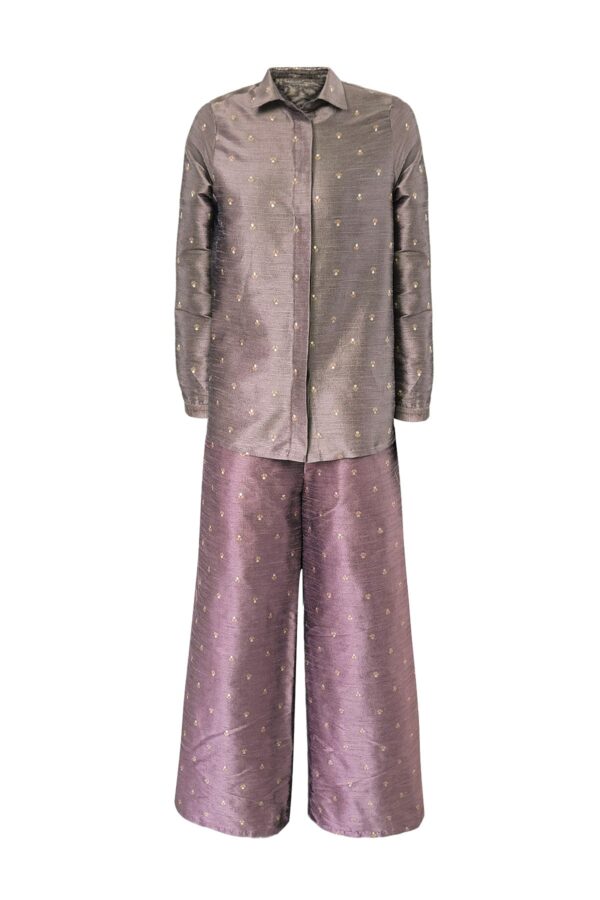 Brocade Shirt & Pant Set - Image 2