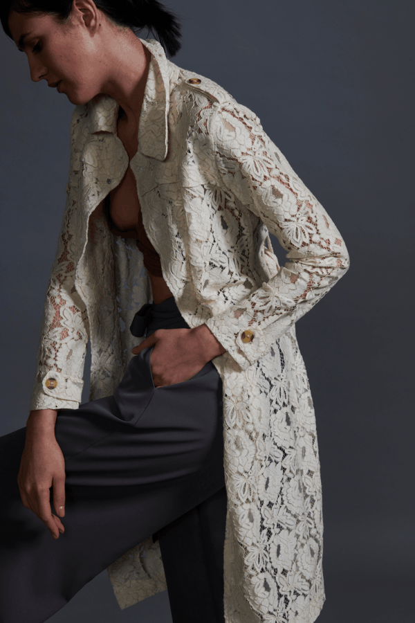 Deconstructed Lace Jacket - Image 2