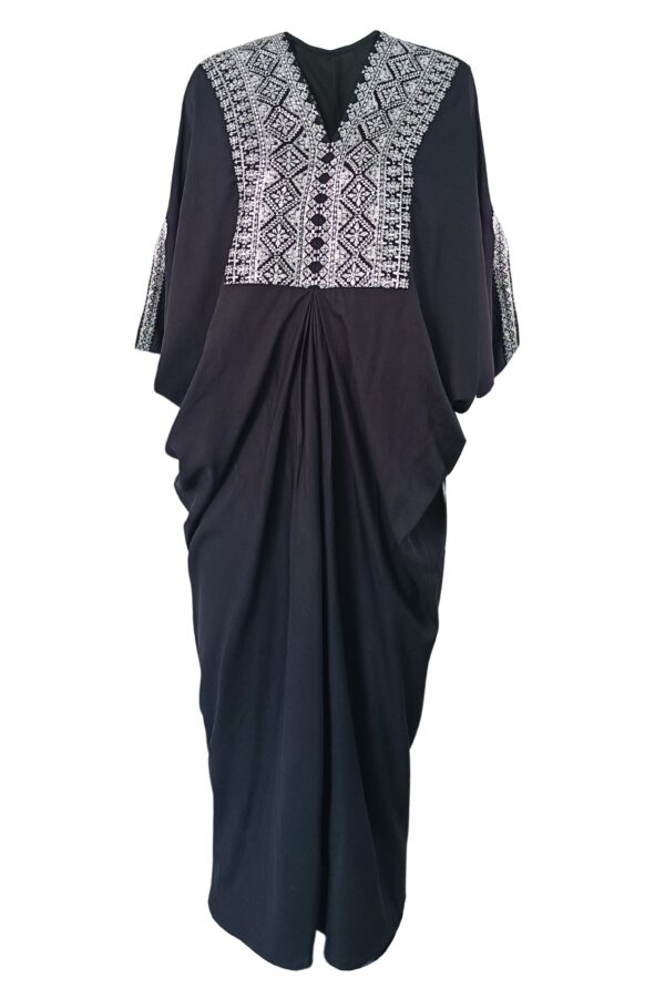 Embroidered Bib Kaftan - Image 2