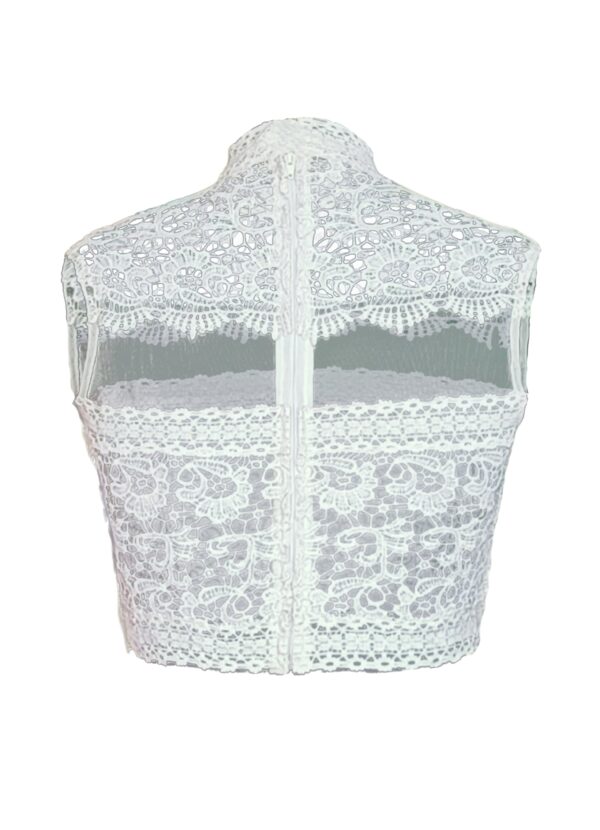Lace Crop Top - Image 3