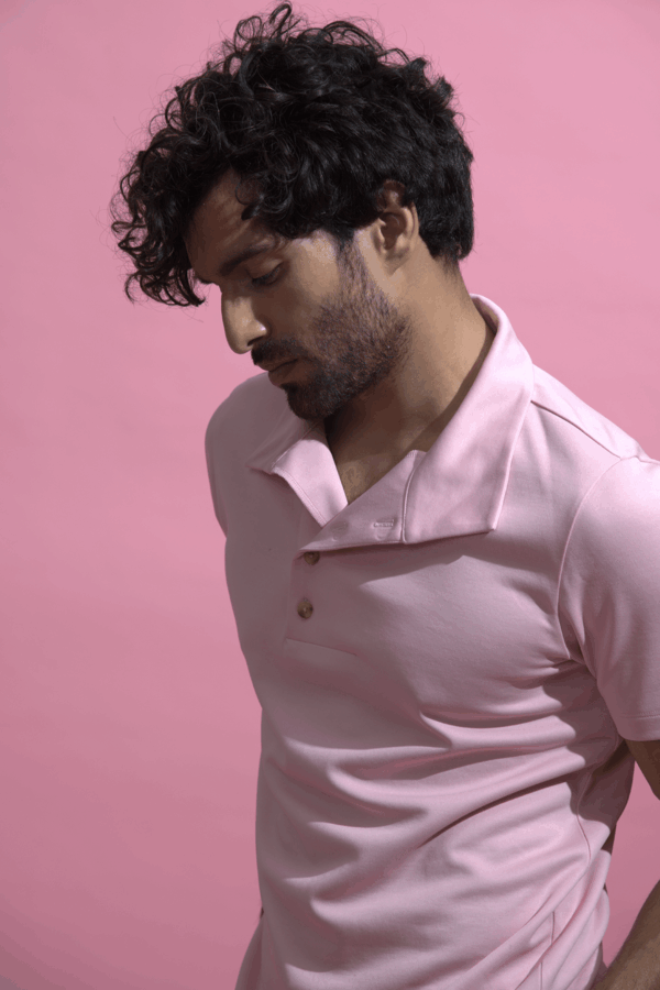 Off Center Placket Polo - Image 10