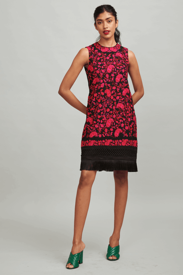 Paisley Fringe Dress - Image 4
