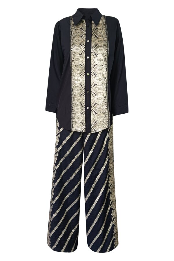 Brocade Border and Pant Set - Image 2