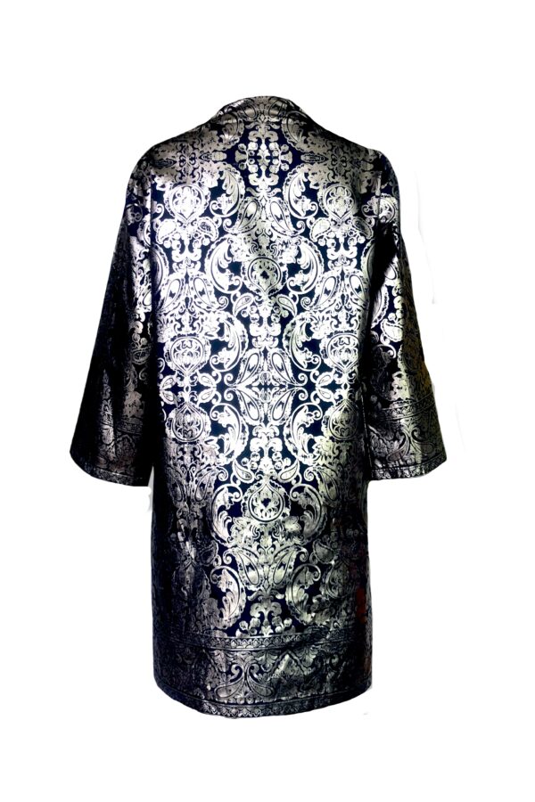 Foil Print Shirt Dress - Image 3