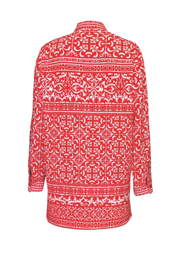 Baroque Porcelain Print Shirt - Image 3